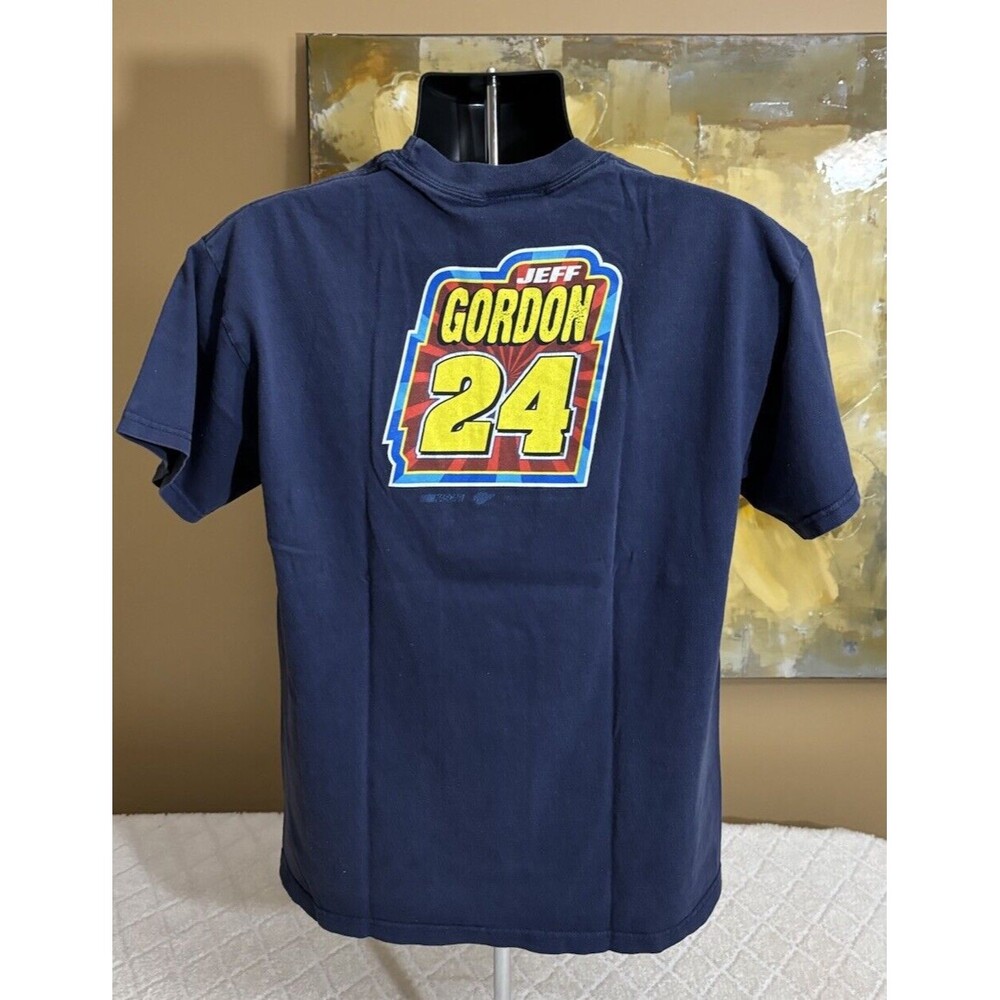 Vintage Winners Circle Jeff Gordon #24 NASCAR 2 Sided Graphic Tee Men’s Size L - Picture 9 of 16